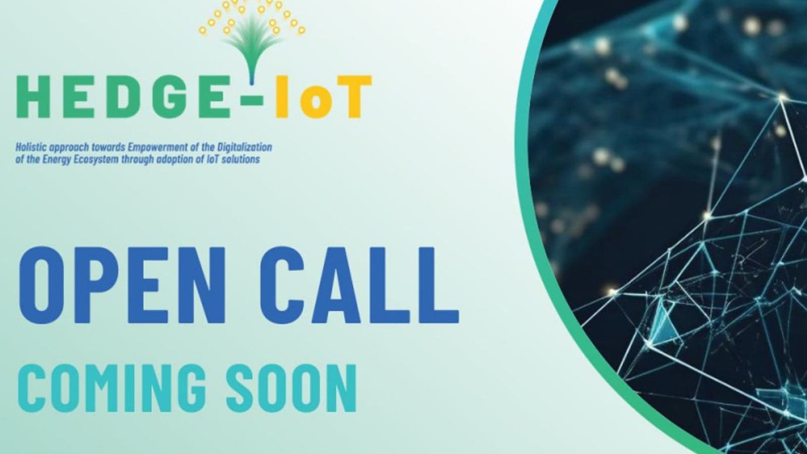 HEDGE-IoT open call: Unlocking innovation in energy data services