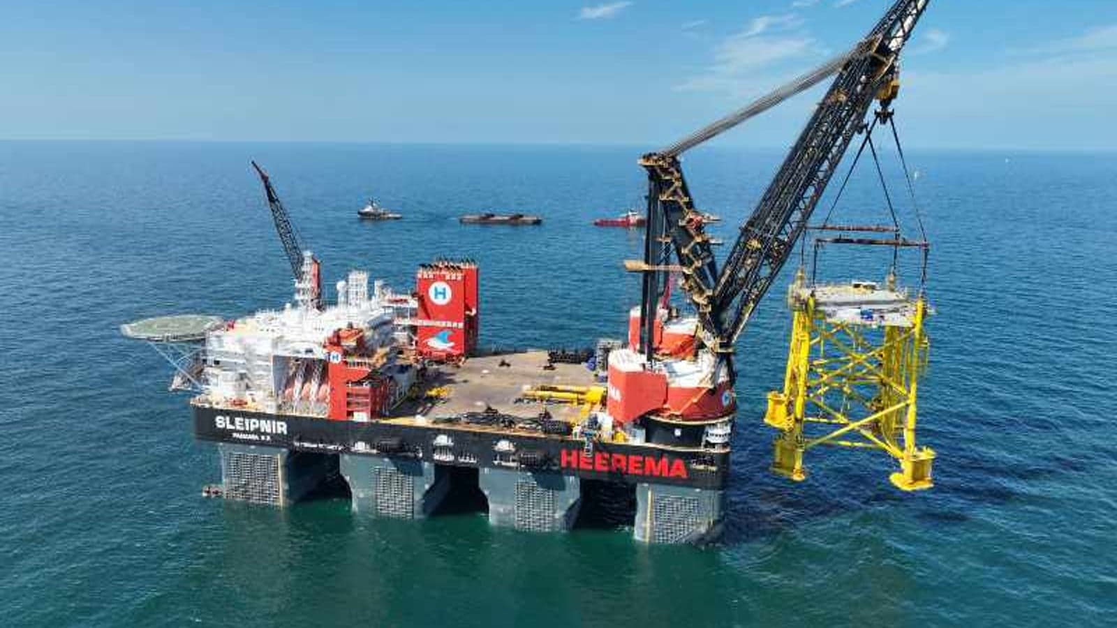 East Anglia Three converter station jacket beds down in North Sea