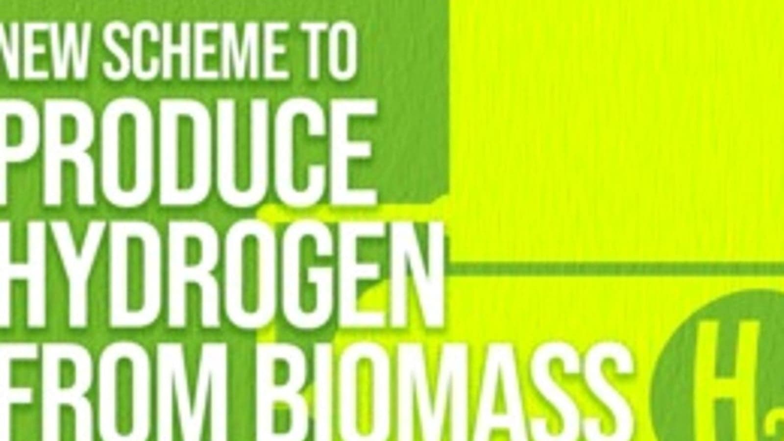 UK: £5 million for research into hydrogen production from biomass