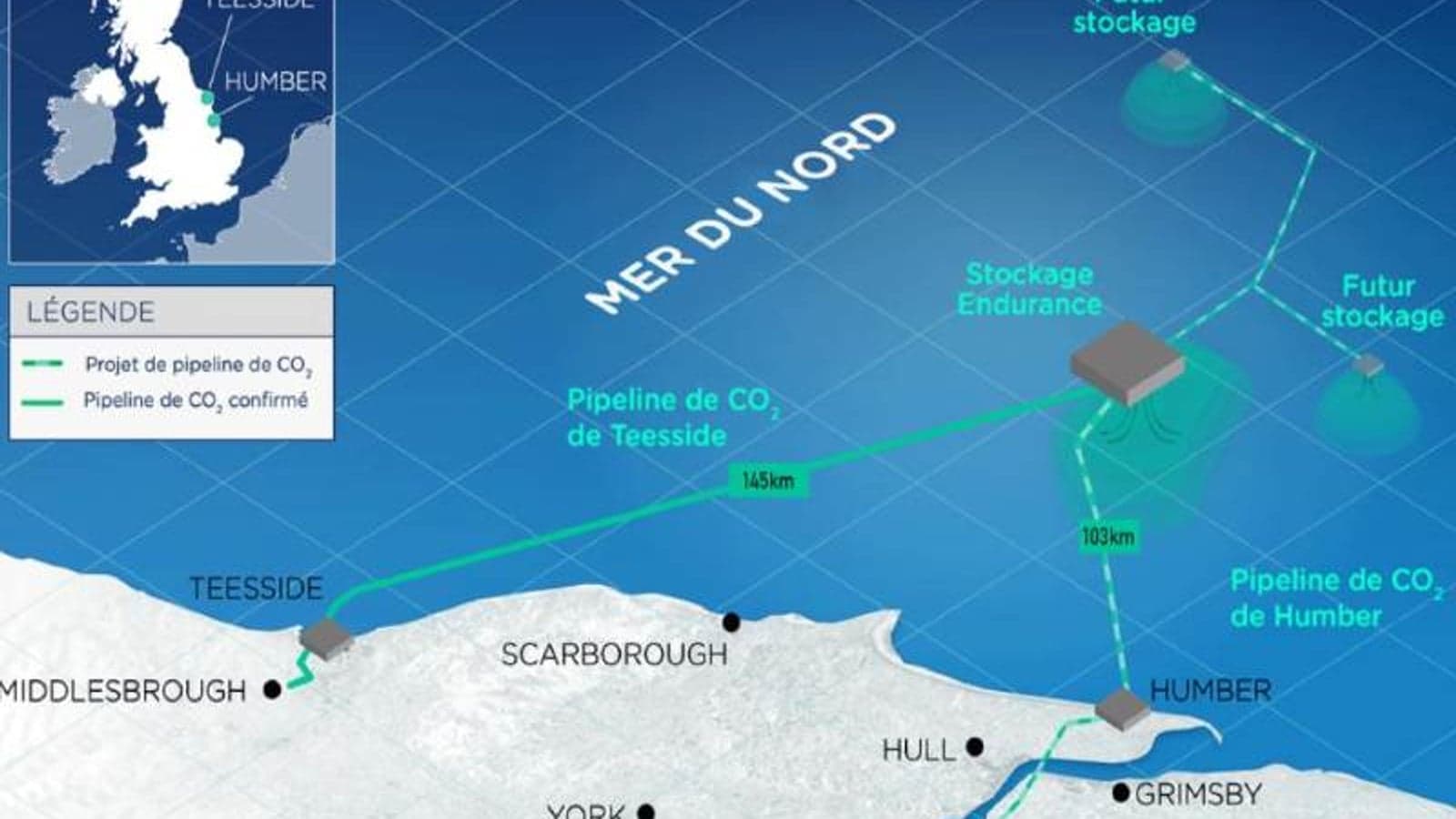 Contracts signed for UK’s first carbon capture projects in Teesside