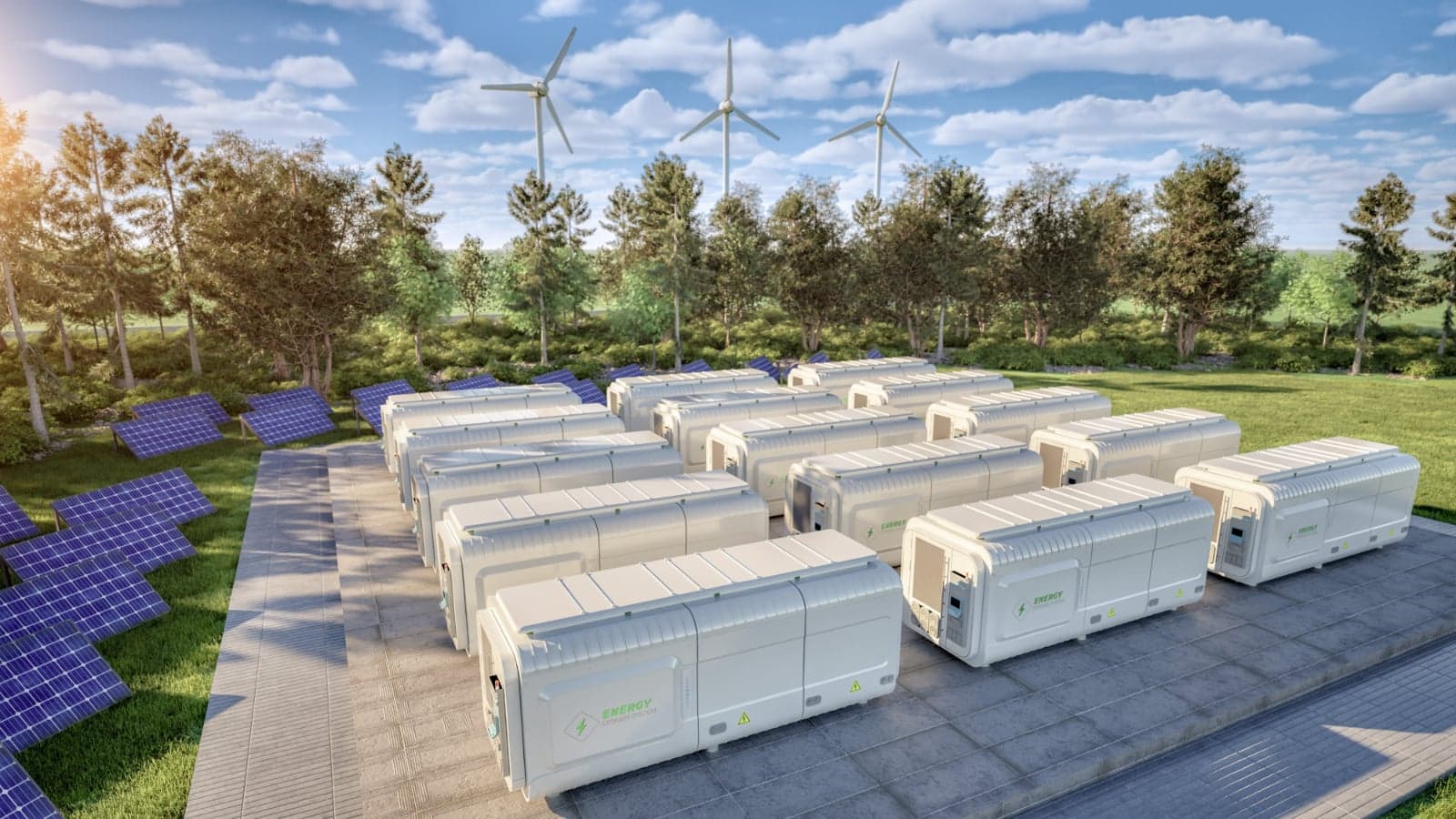 Hedging against renewable volatility with battery storage