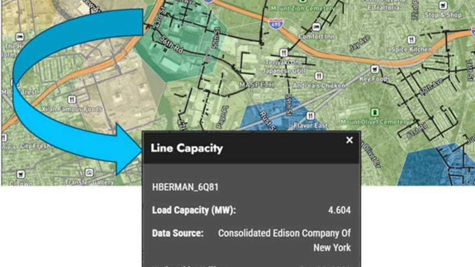 EV planning tool upgraded with load capacity data