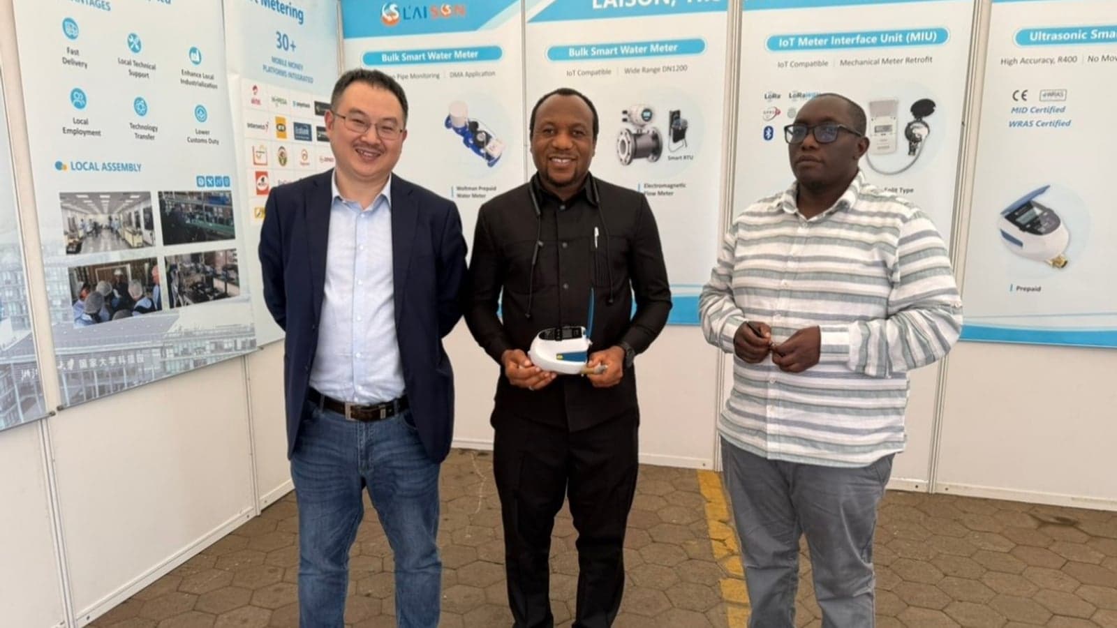 Innovating Tanzania’s water sector: LAISON presents smart metering solutions at AWAC 2025