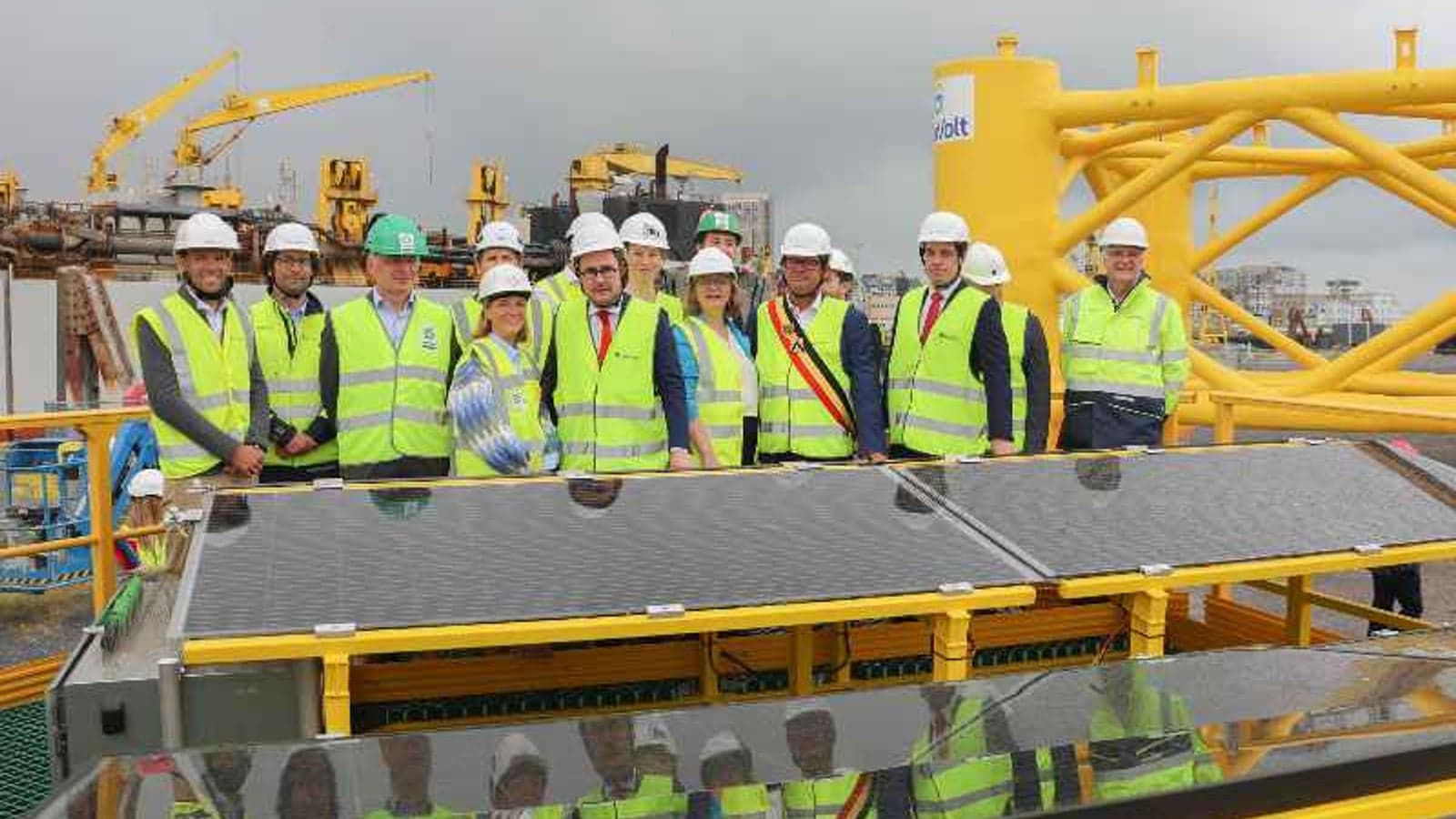Progress for large-scale offshore solar pilot in the North Sea