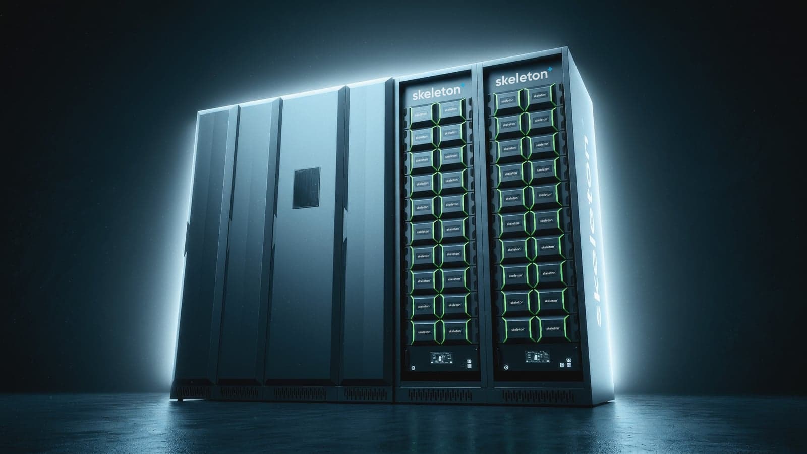 Skeleton unveils tech to keep the AI data centre lights on
