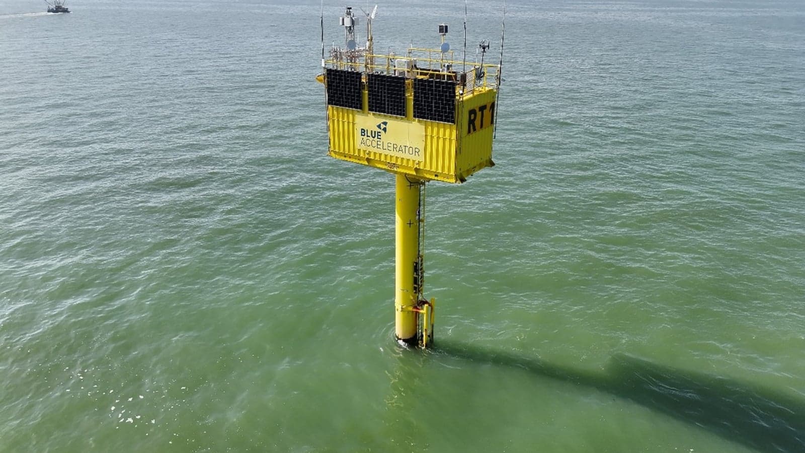 The Blue Accelerator, captured by Alerion's drone in June.