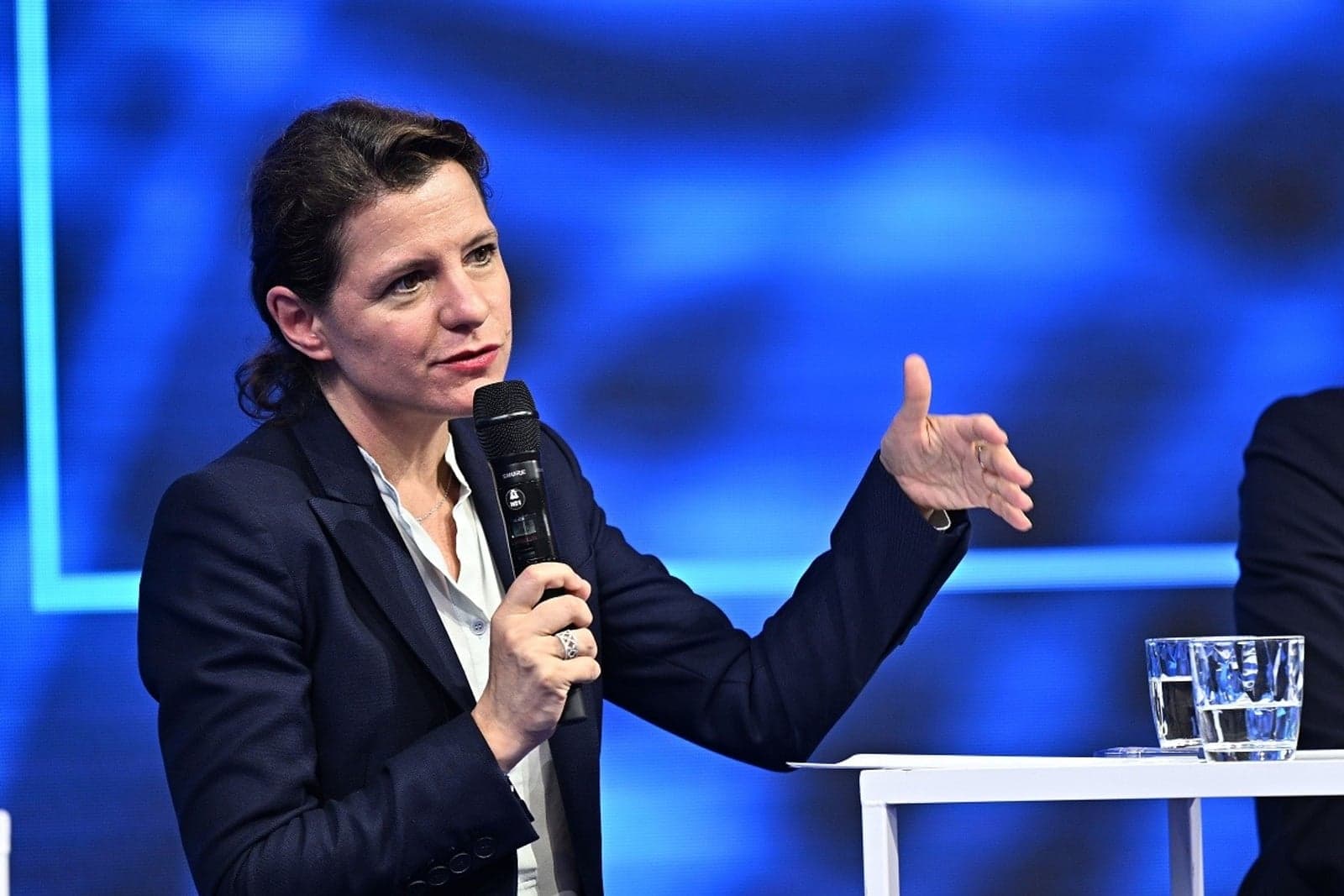 Catherine MacGregor of Engie at the 2023 Eurelectric Power Summit.