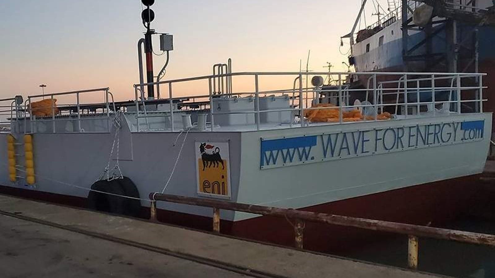Eni installs wave energy converter off Italian coast