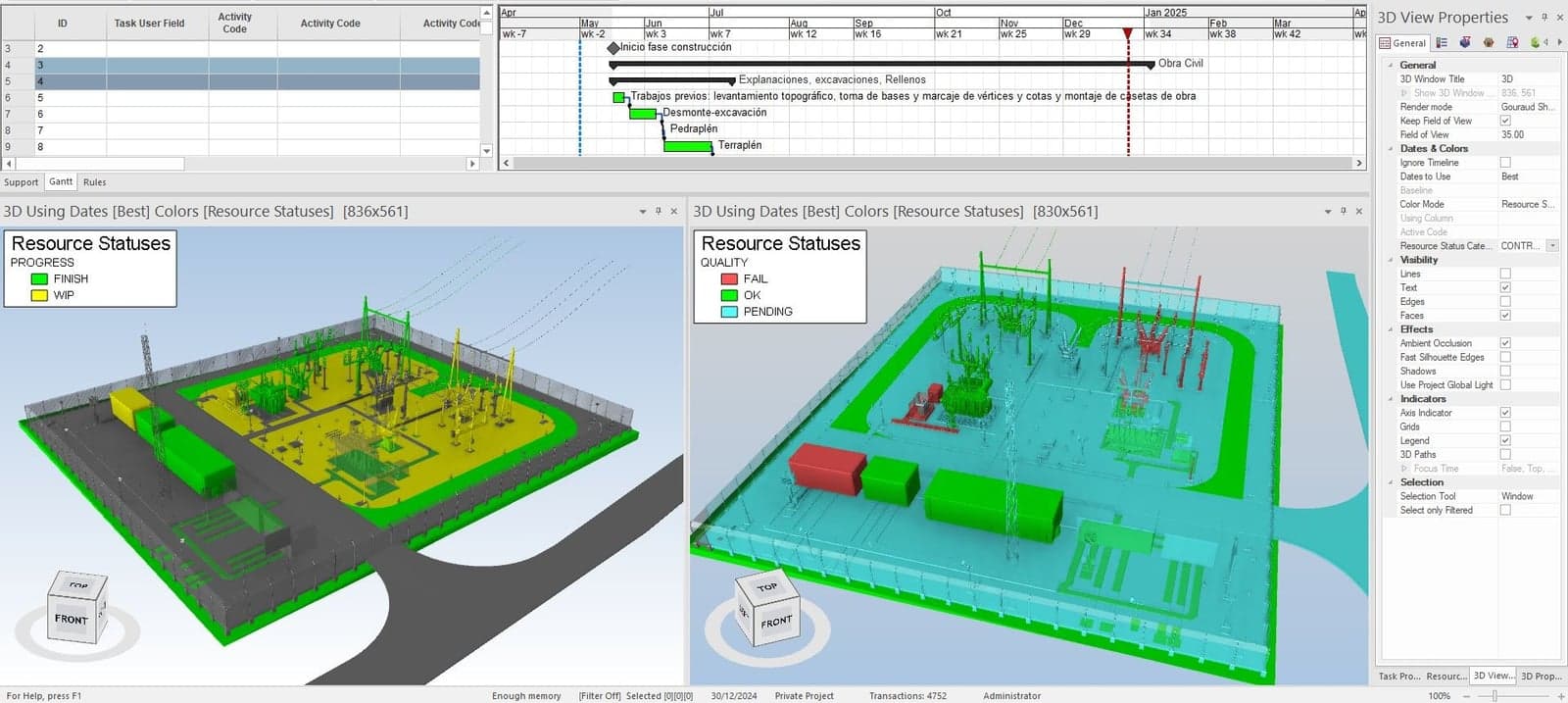 Image credit: Iberdrola. Work progress and quality control digital model