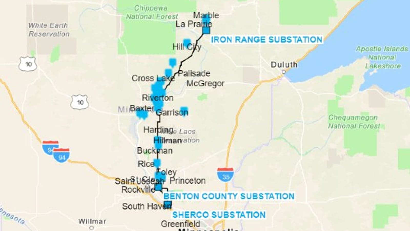Applications filed for joint 345kV Minnesota transmission line project