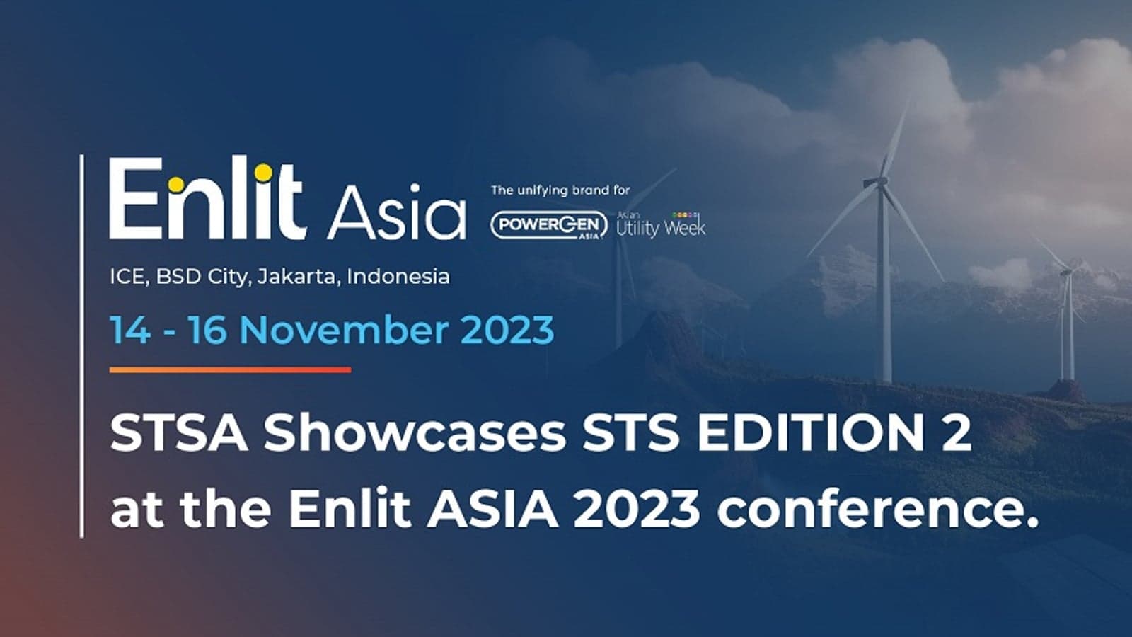 STSA Showcases STS EDITION 2 at the Enlit Asia 2023 conference