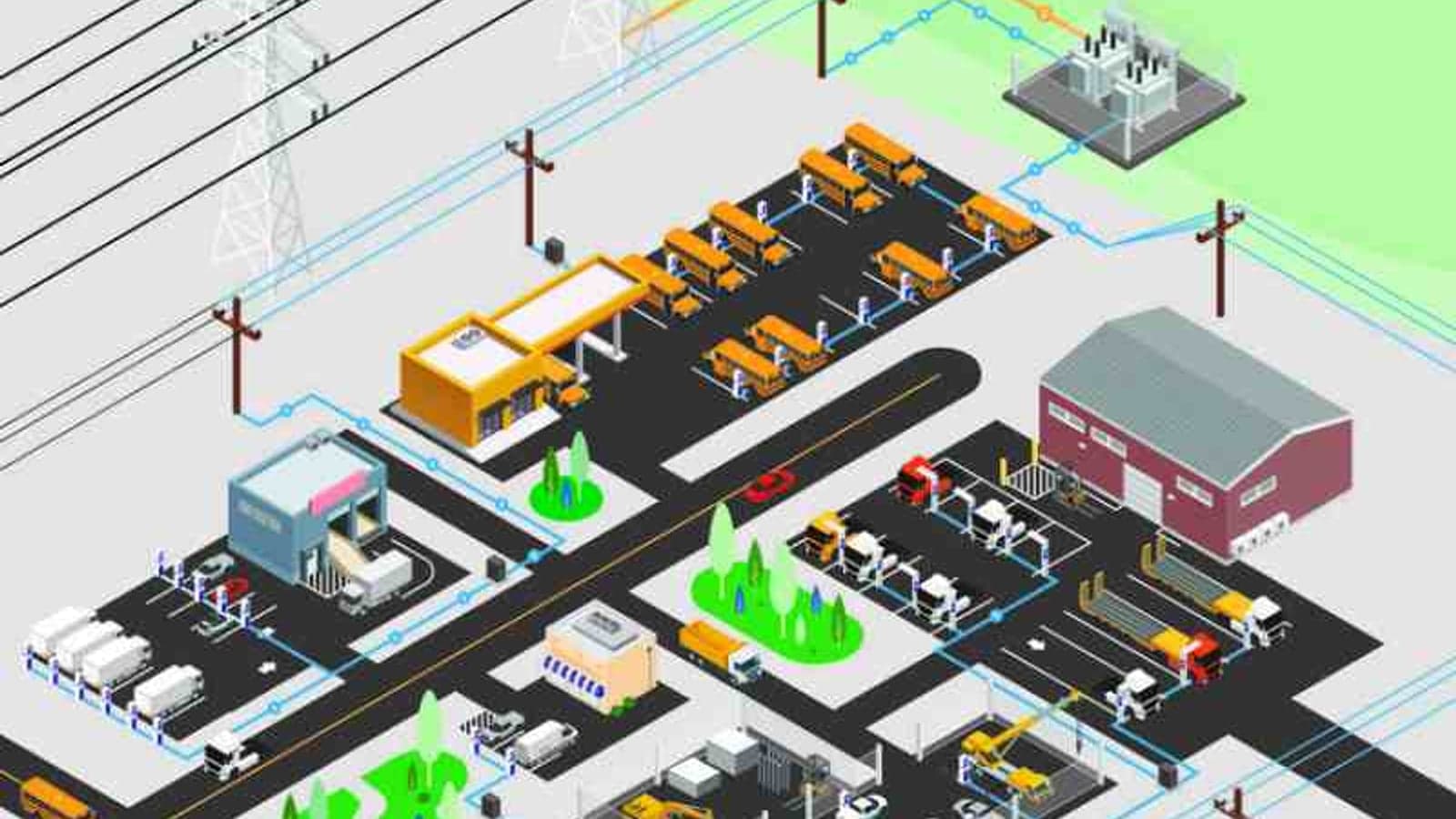 Accommodating the US grid for heavy-duty transport electrification