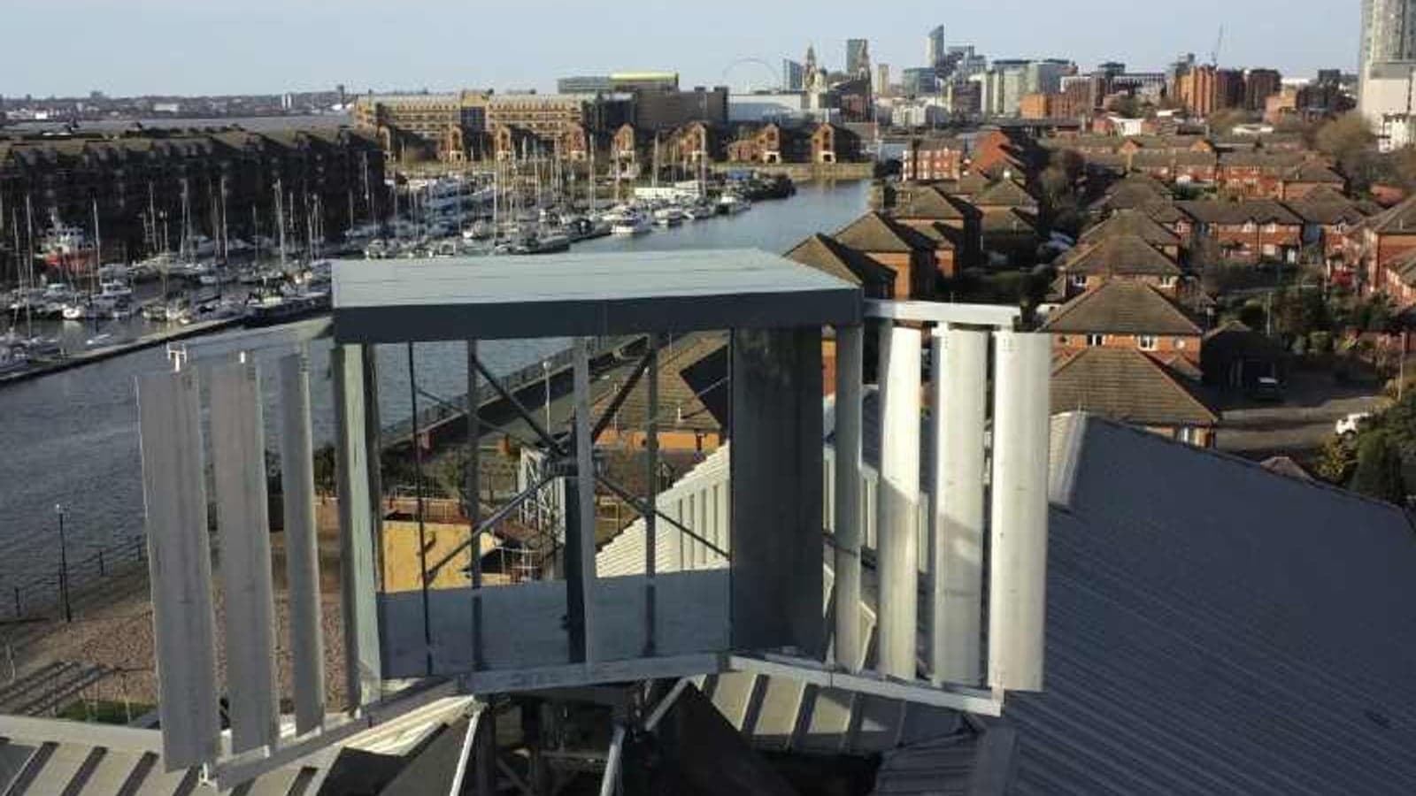 First microgrid with rooftop wind installed at Liverpool naval base