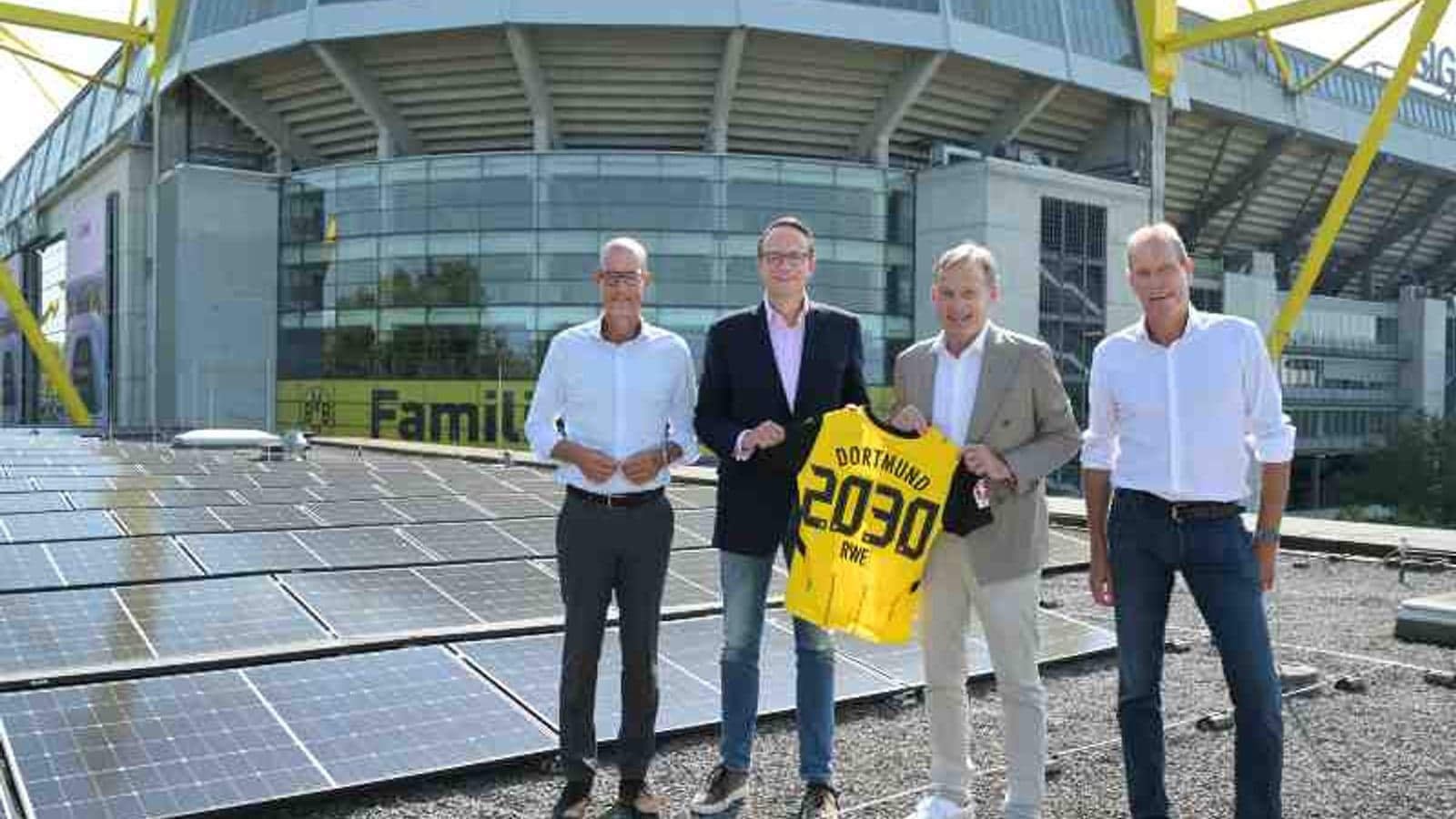 Borussia Dortmund and RWE score with sustainability partnership