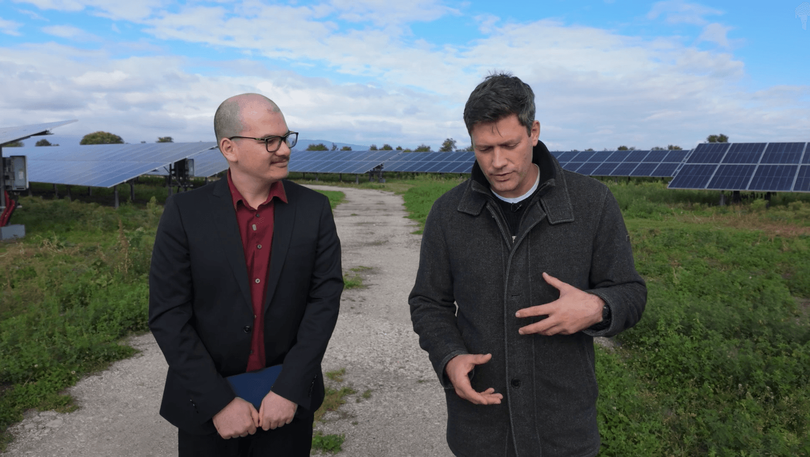 Yusuf Latief interviews Christian Lechner during Enlit on the Road Austria