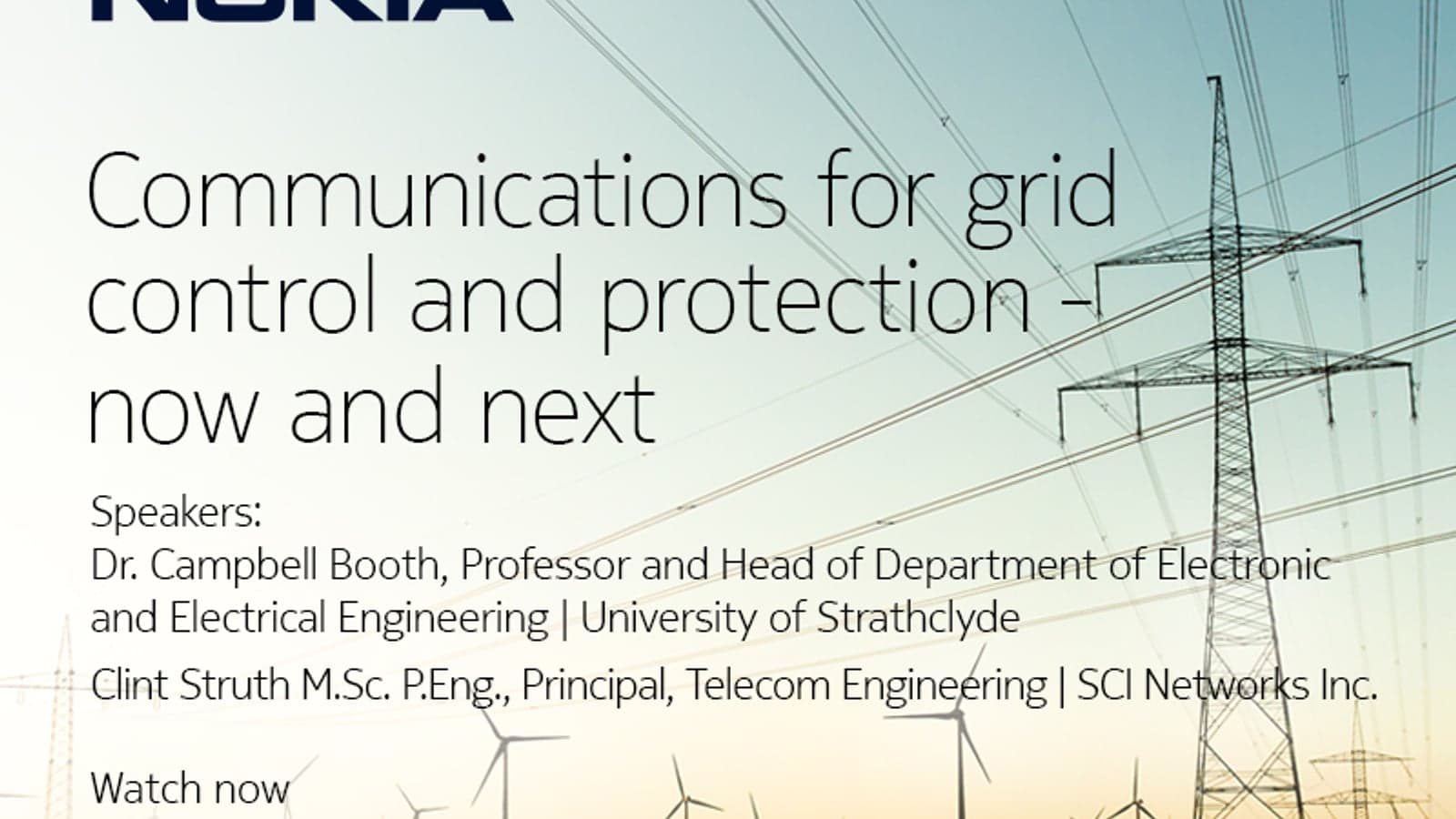 Webinar recording: Communications for grid control and protection – now and next