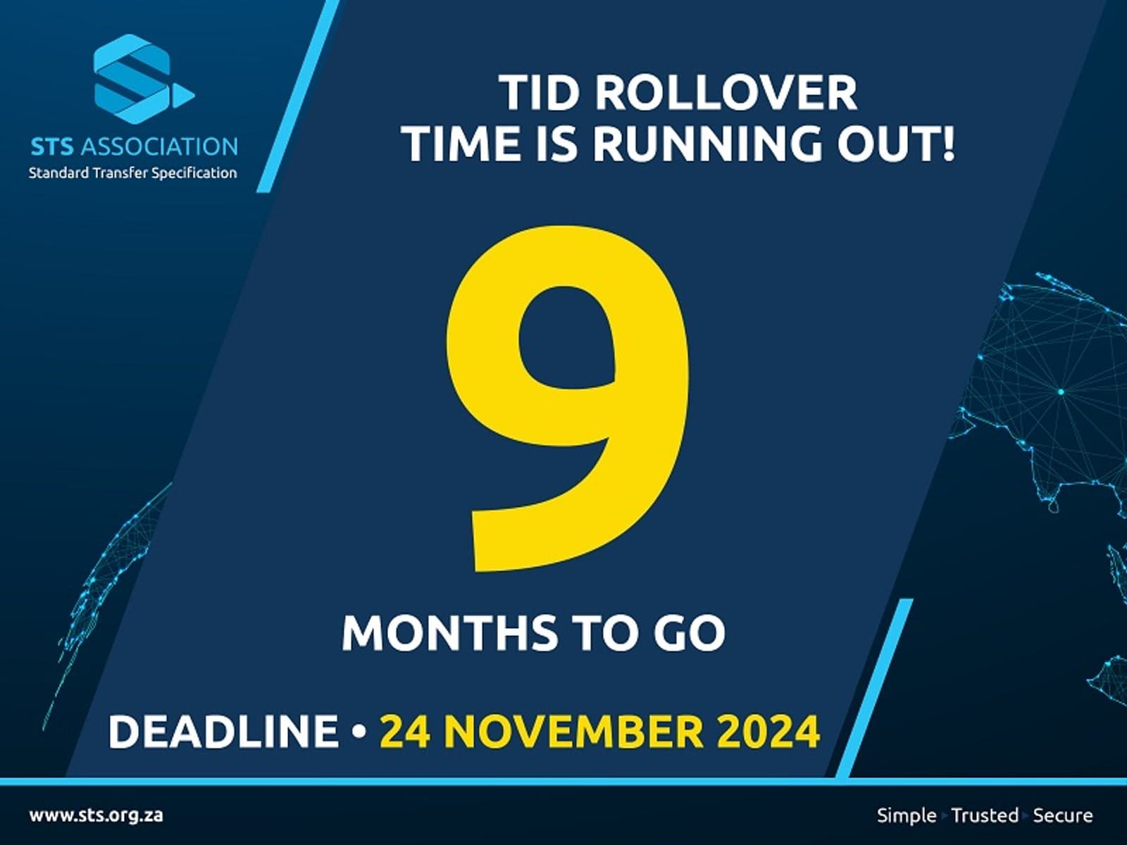 TID Rollover Event | 9 months to go