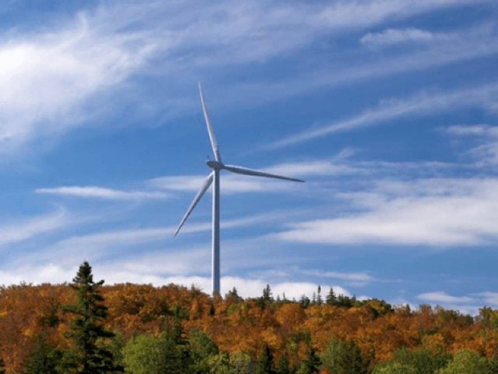 The 24.6 MW Le Granit Wind Project located in Québec became operational in 2014. EDF Renewables handled the development of the project. (Courtesy: EDF Renewables)