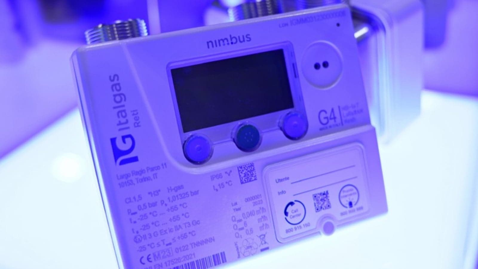 Nimbus smart gas meter: A remarkable success story unveiled at Enlit Europe 2023