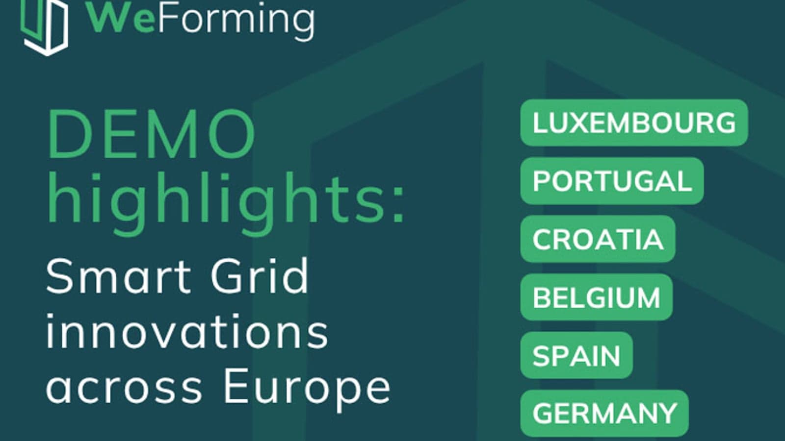 WeForming demo highlights: Smart grid innovations across Europe