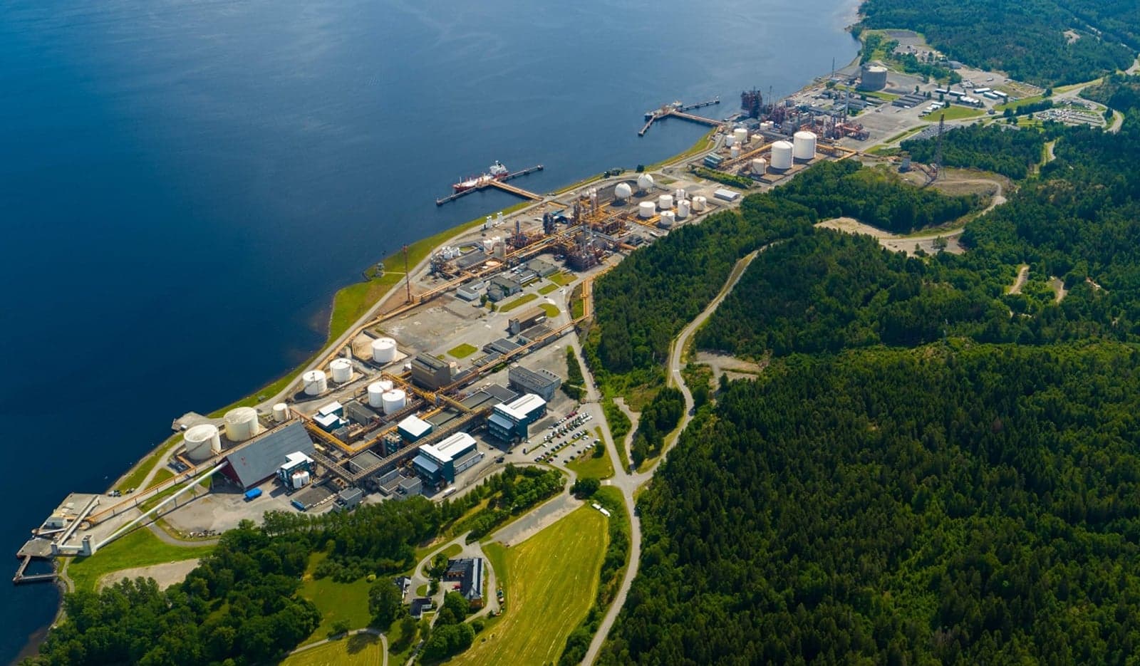 The Rafnes and Bamble plants in Norway.