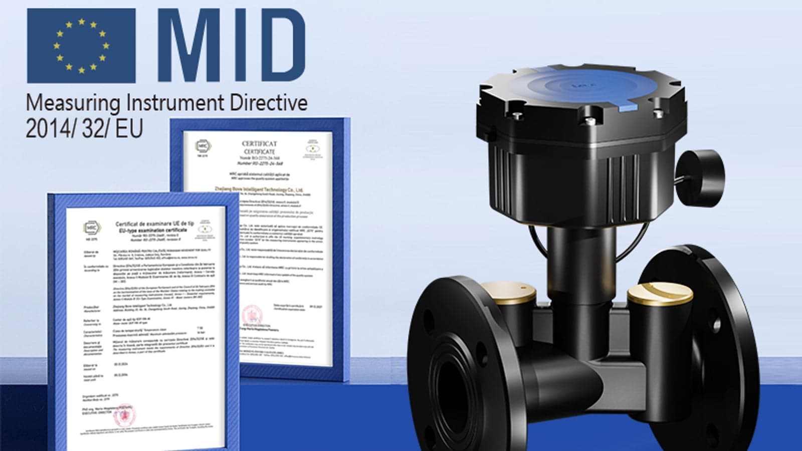 BOVE achieves MID certification, demonstrating precise metering technology