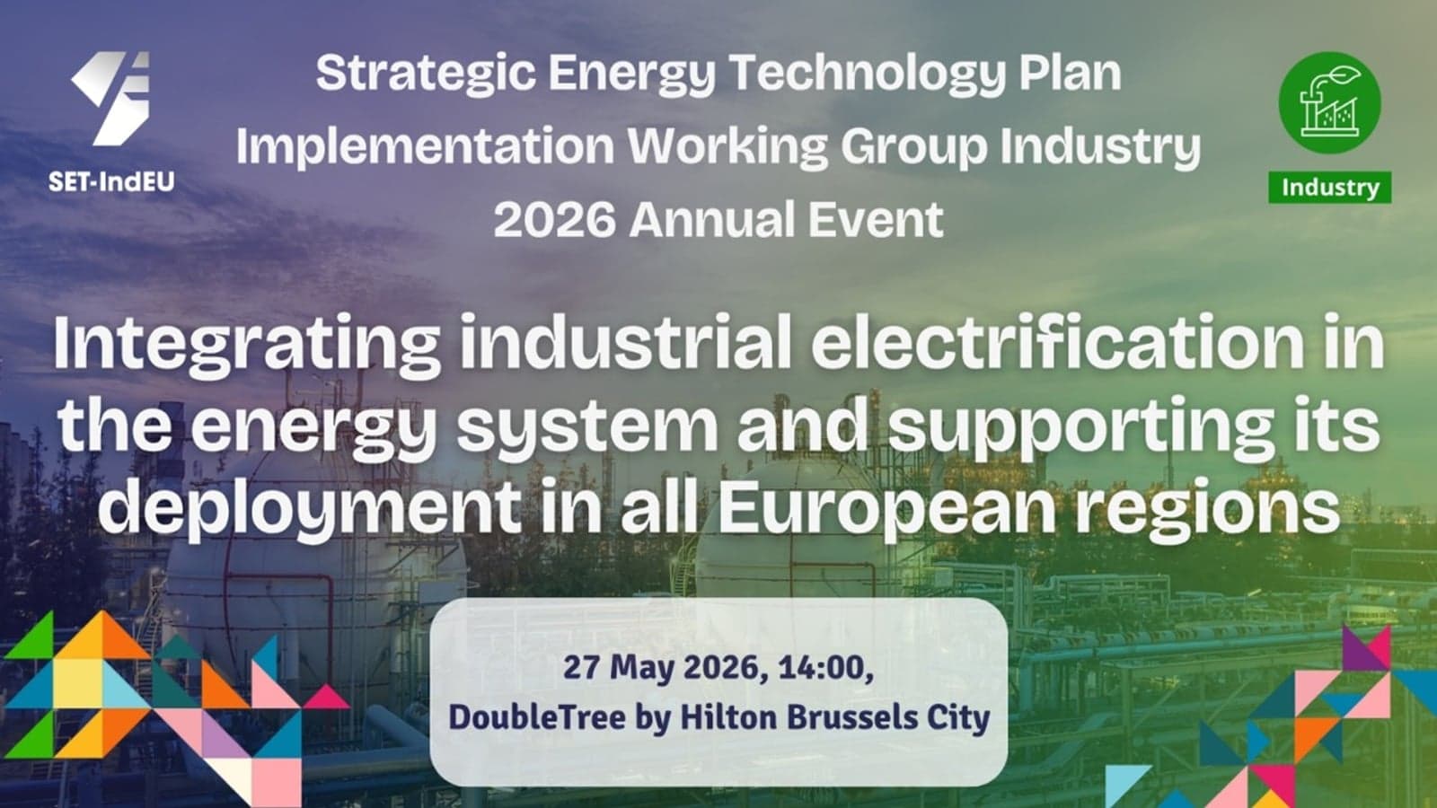 Integrating industrial electrification in the energy system
