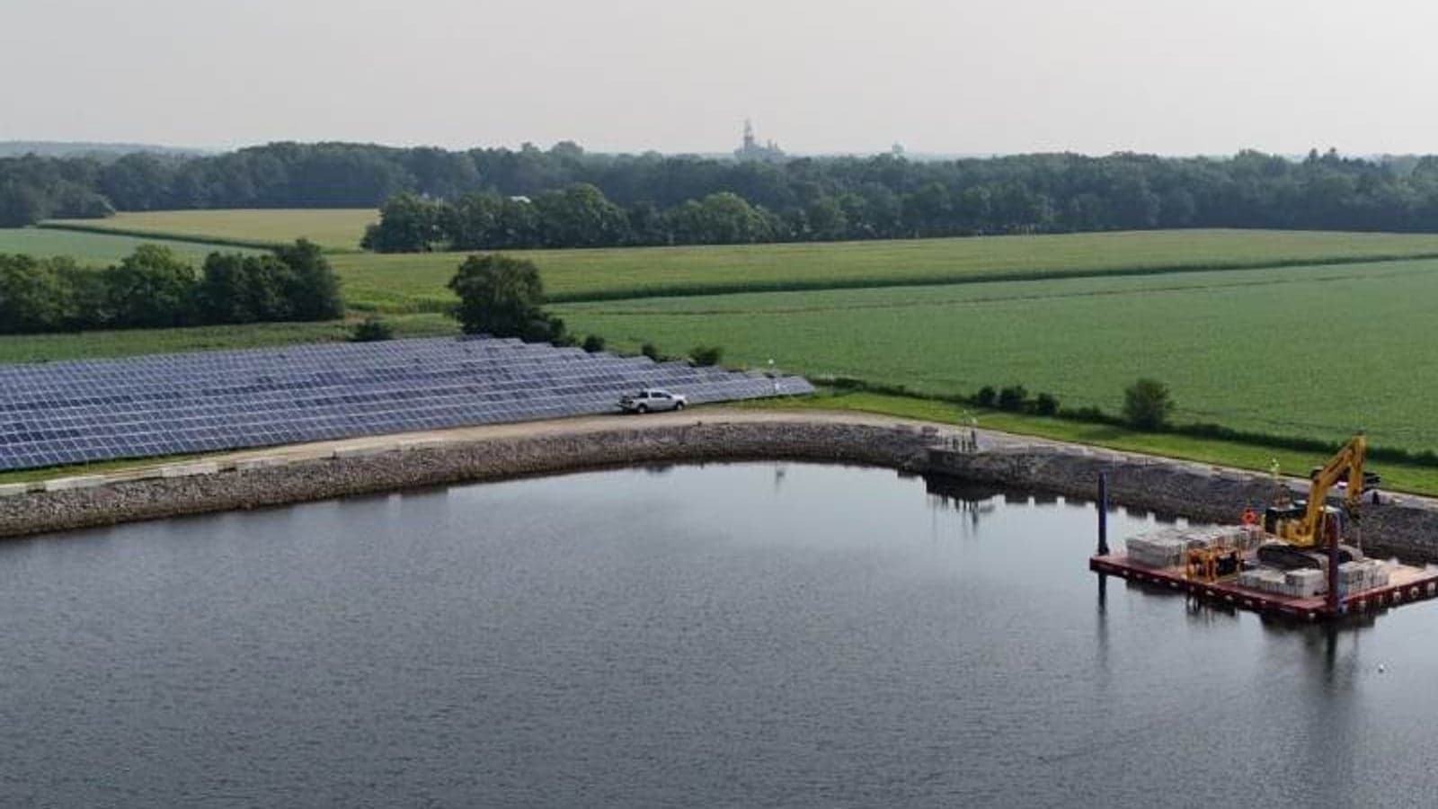 Ohio’s largest floating solar array is now under construction