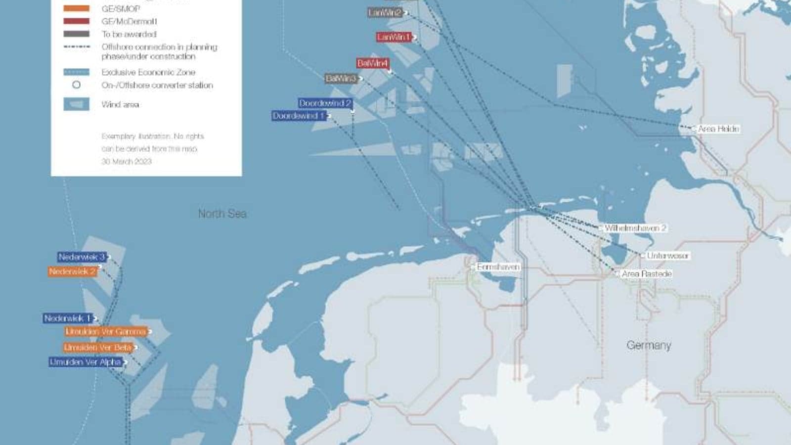 Tennet awards contracts to connect 22GW offshore capacity