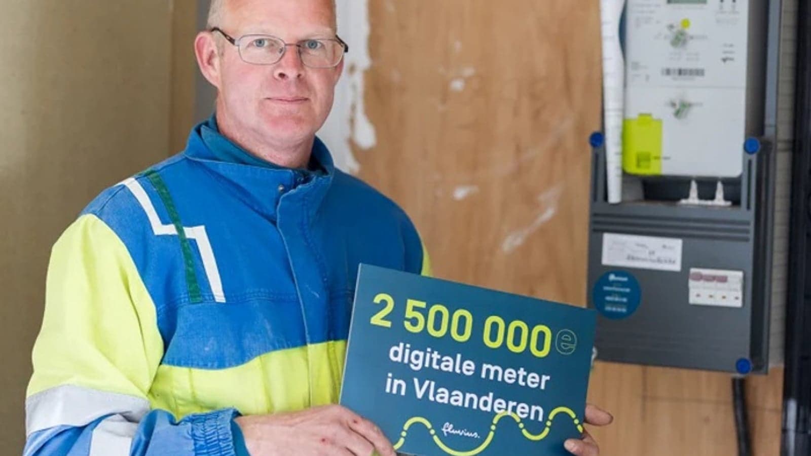 Fluvius reaches 2.5 million smart meters milestone