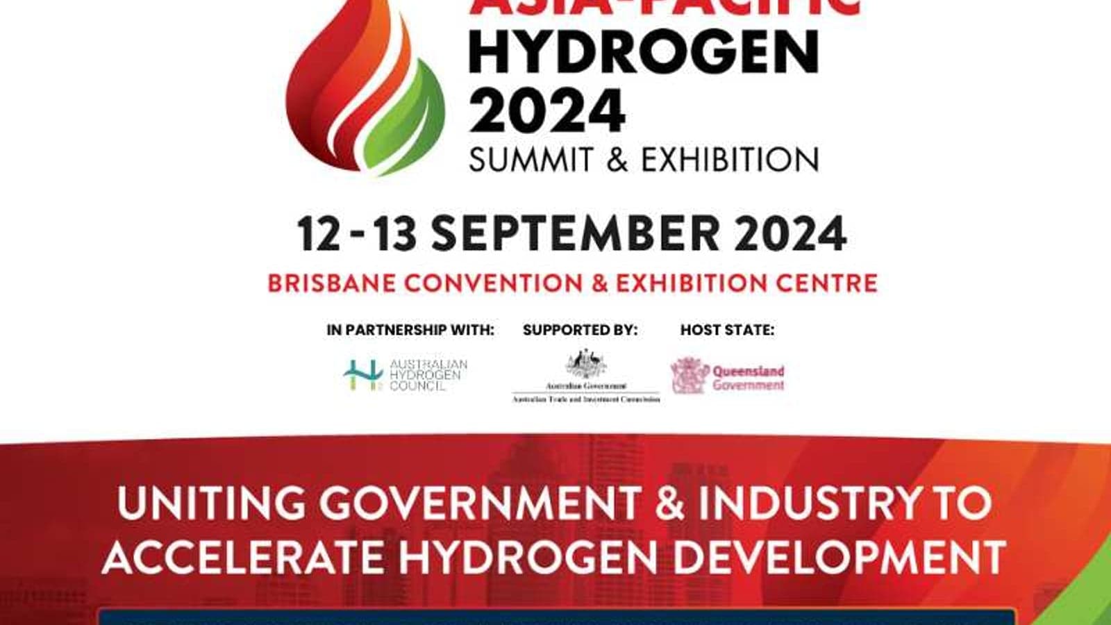 Brisbane to host Asia-Pacific Hydrogen Summit & Exhibition in 2024