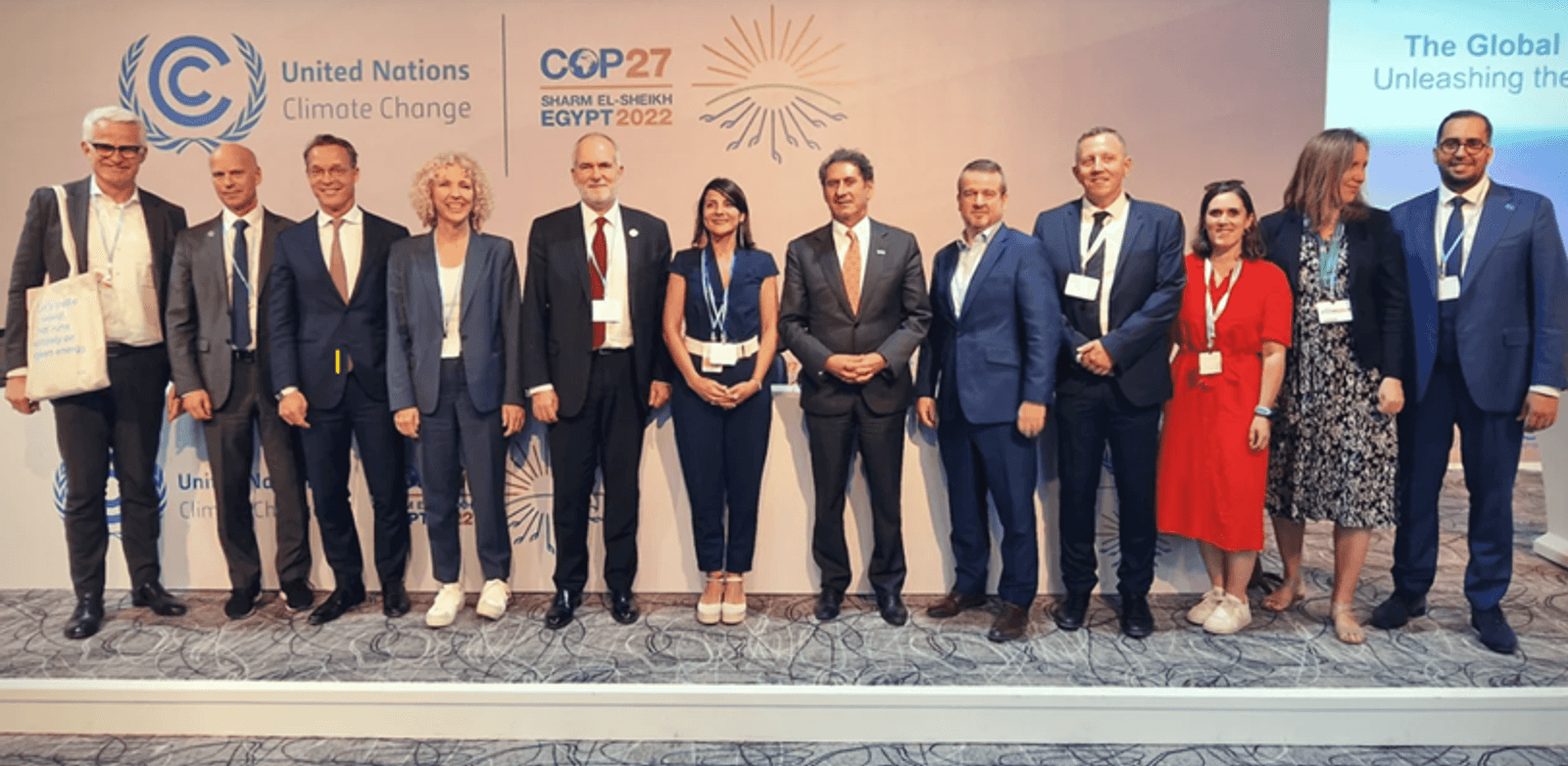 The launch of the Global Offshore Wind Alliance at COP27 in Egypt.