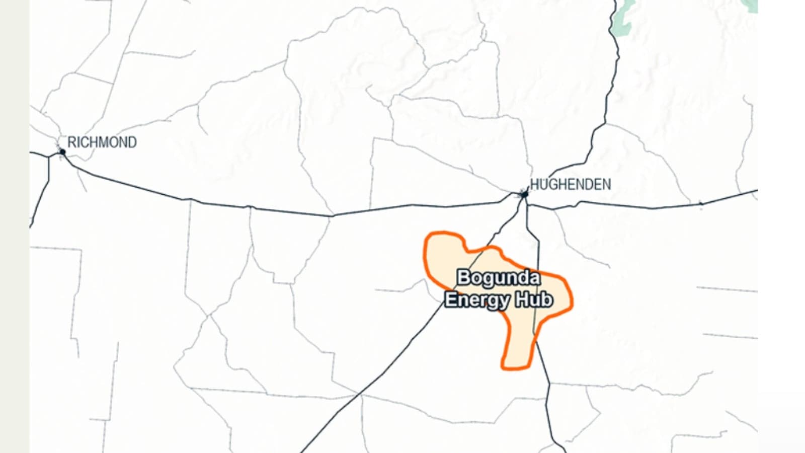 Bogunda Energy Hub location