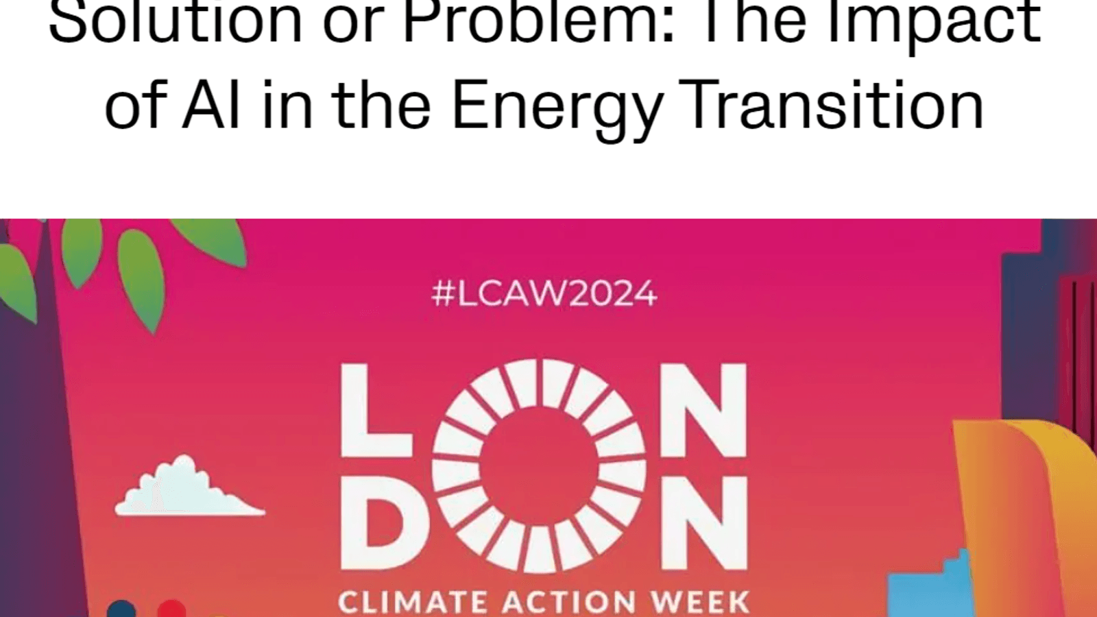 AI in the energy transition: problem or solution?