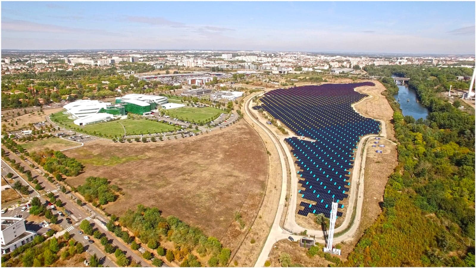 Oncopole solar site in Toulouse, France