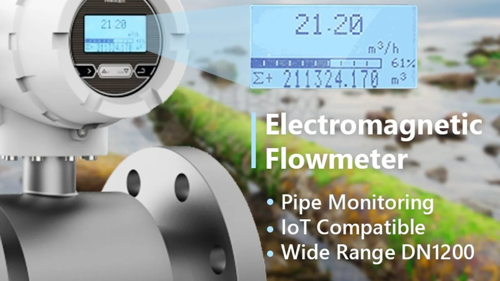Accurate flow measurement with LAISON's electromagnetic flowmeters