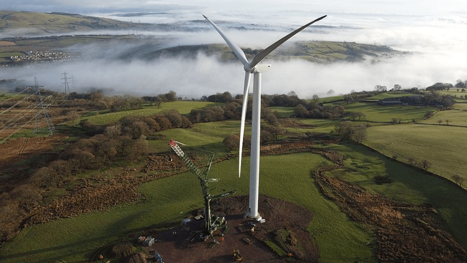Ripple Energy's Graig Fatha wind turbine in South Wales.