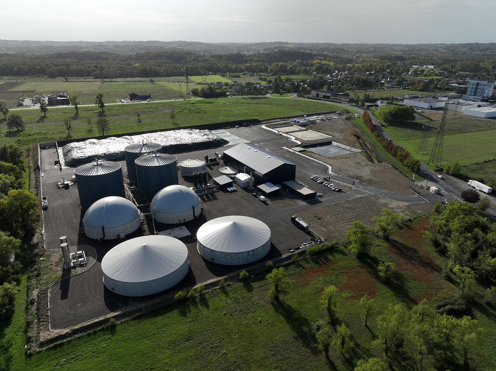 TotalEnergies' biogas plant in France.