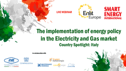 The implementation of energy policy in the Electricity and Gas market