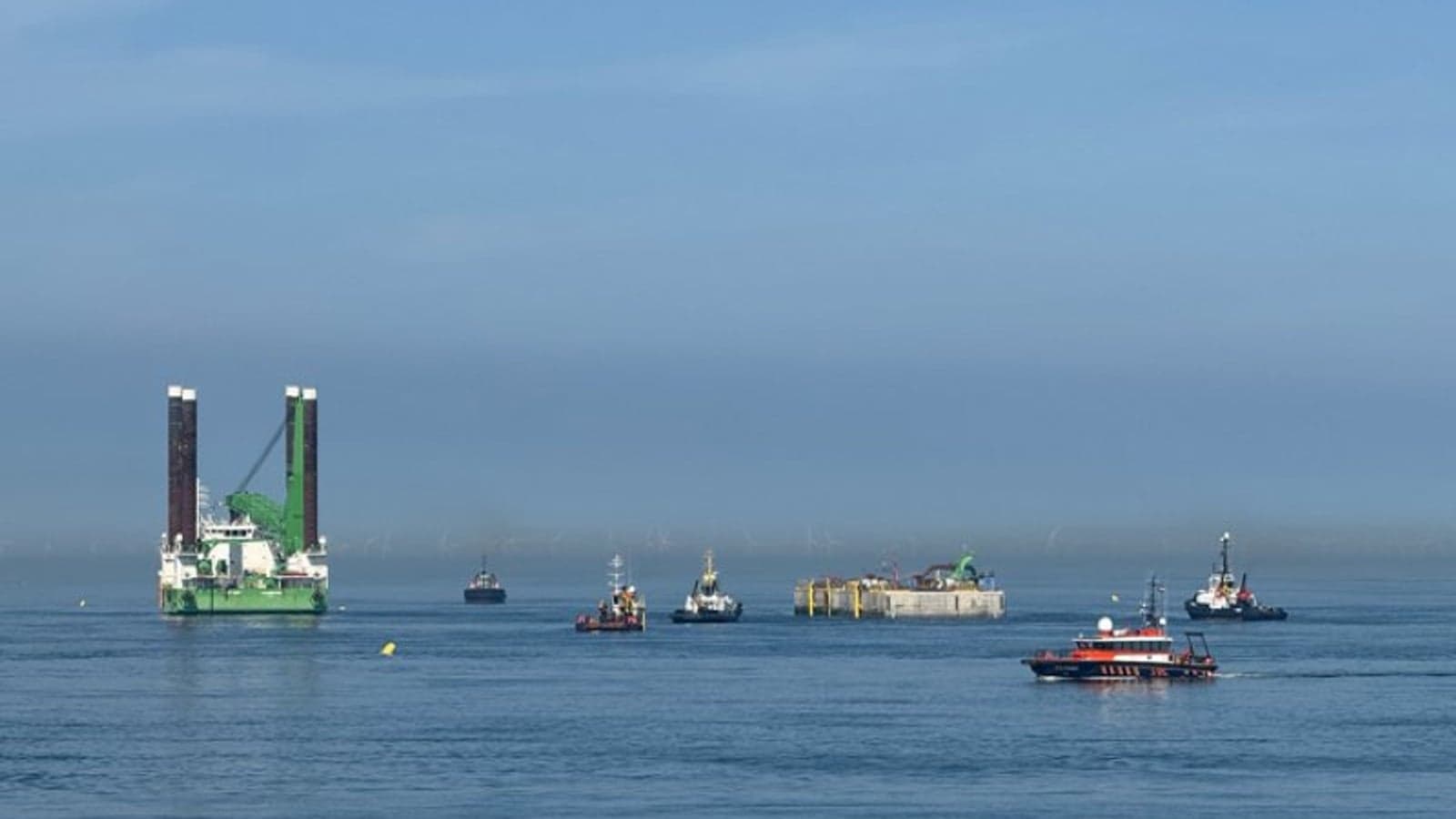 First building blocks in place for Belgium's North Sea energy island