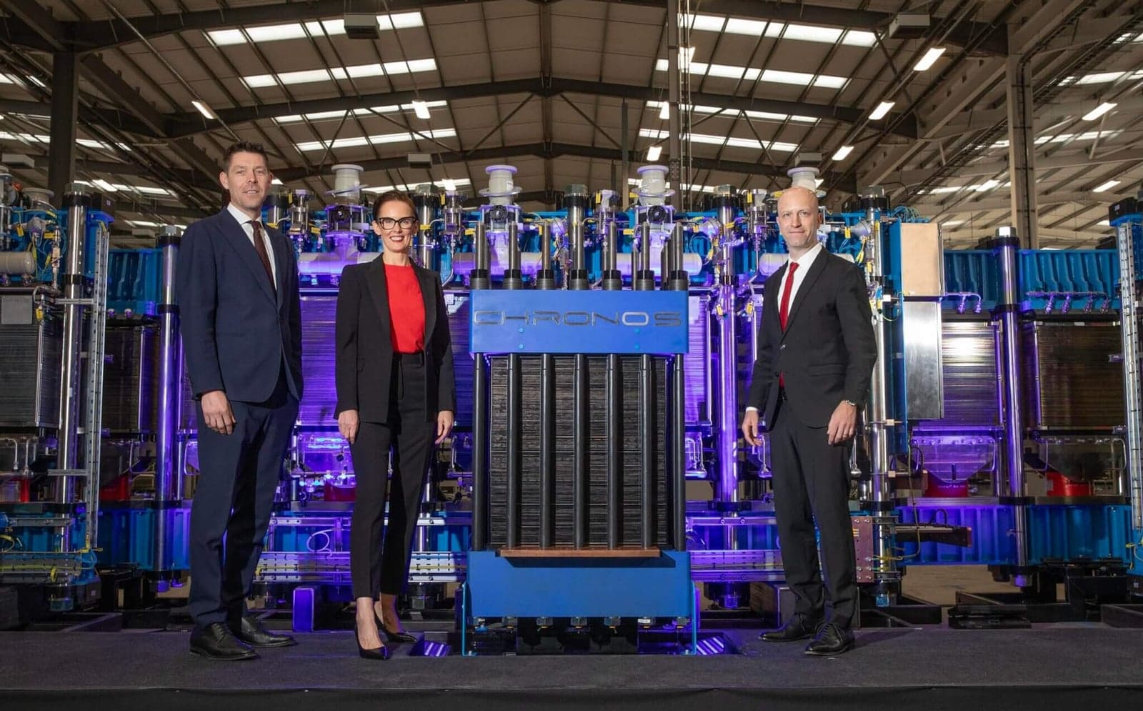 ITM chief executive Dennis Schulz (right). Photo, ITM Power.