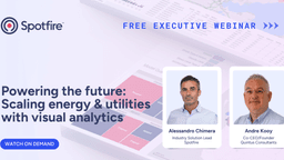 Webinar Recording: Scaling energy and utilities with Visual Analytics
