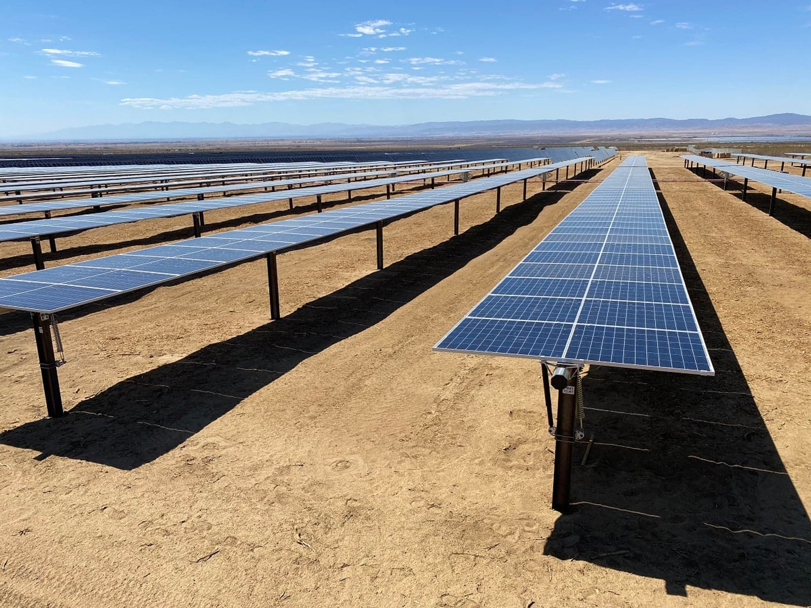 The Big Beau solar and storage project in California. Photo: Masdar
