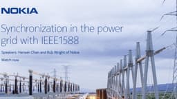 Synchronization in the power grid with IEEE1588