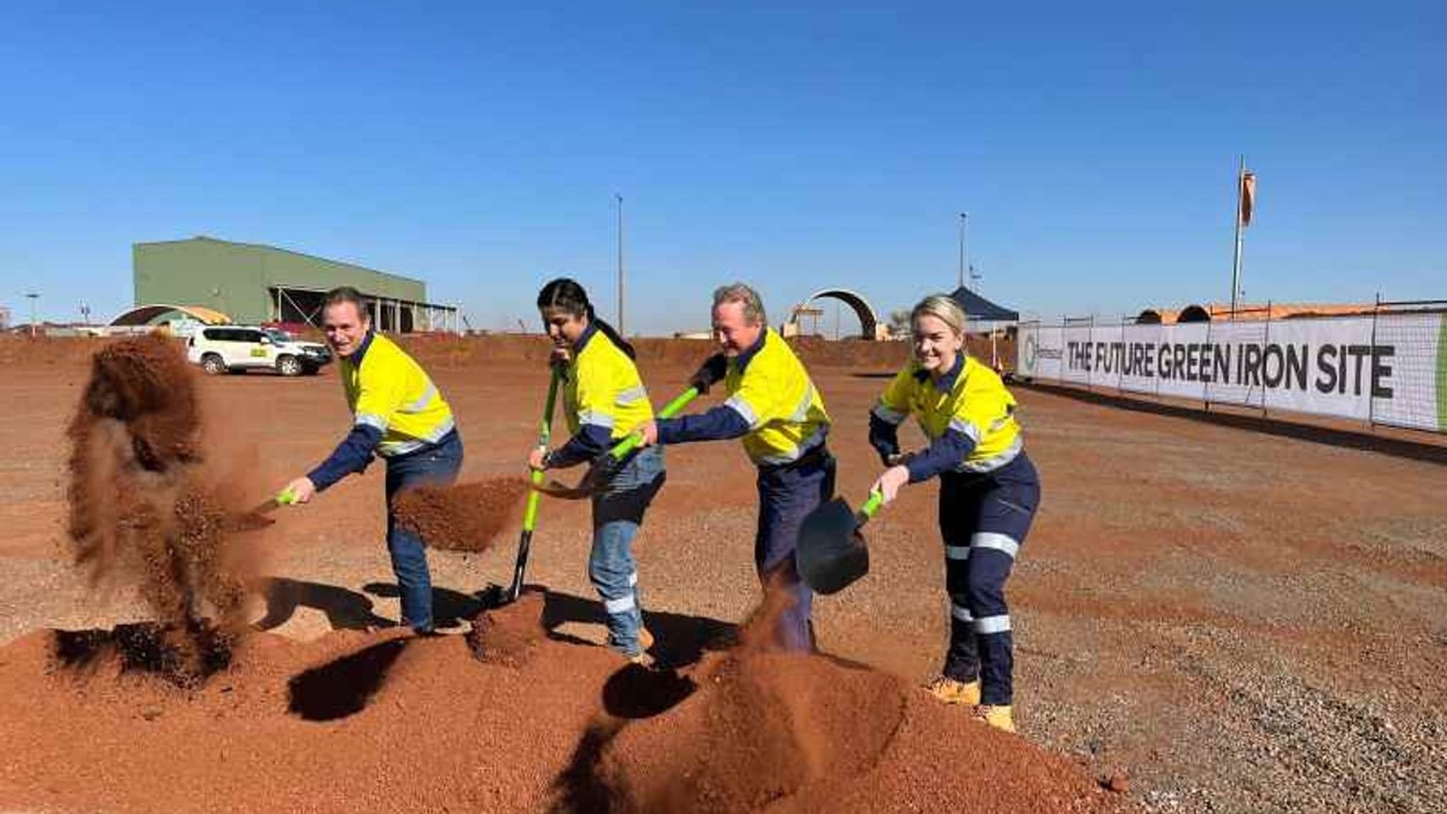 Fortescue starts works at hydrogen-fuelled green metal project