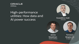 High-performance utilities: How data and AI power success