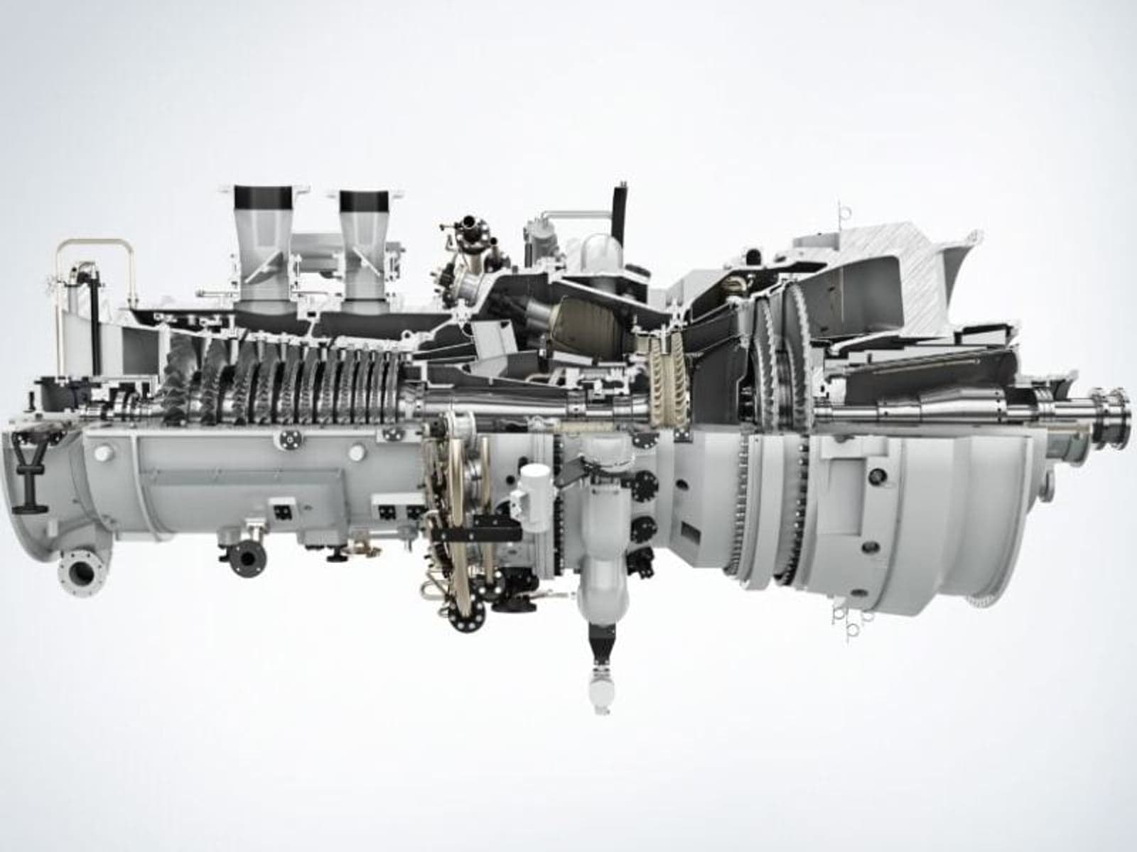 SGT6-5000F gas turbine (Credit: Siemens).