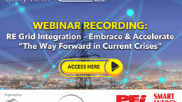 Webinar Recording: RE Grid Integration: Embrace and Accelerate – ‘The way forward in the current crises’