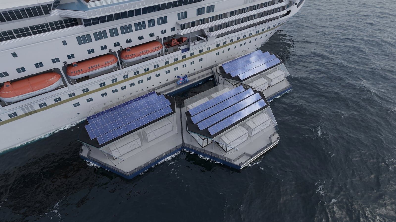 Floating hydrogen power hub for shipping validated in UK