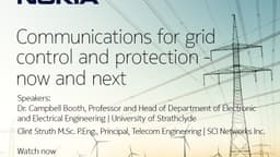 Webinar Recording: Communications for grid control and protection – now and next